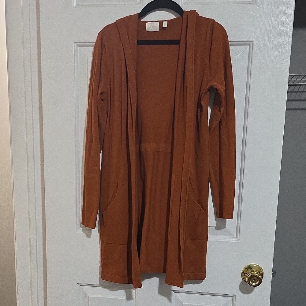 a new day Terracotta Open-Front Cardigan